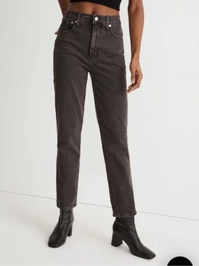Madewell The Petite Perfect Lunar Wash Vintage Straight Leg Jean Size 28 Petite